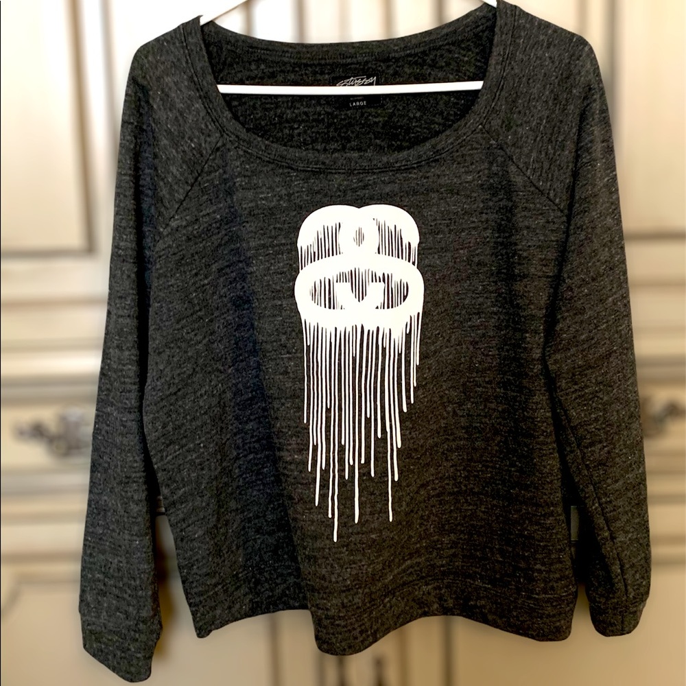 Stussy Sweatshirt Dripping Logo